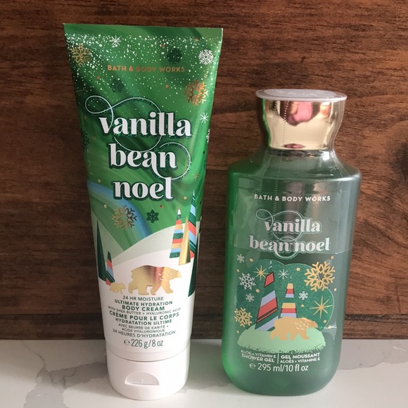Bath & Body Works Other - Bath & Body Works Vanilla Bean Noel ShowerGel & Body Cream